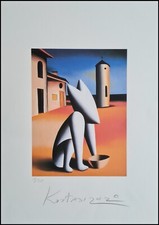 MARK KOSTABI Senza titolo 70 x 50 cm litografo Stampa artistica limitato # 12/50