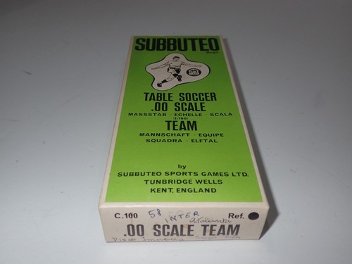 Subbuteo 100 scale - .00, team