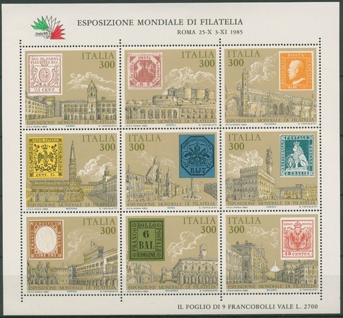 Italia 1985 int - 1985, esposizione