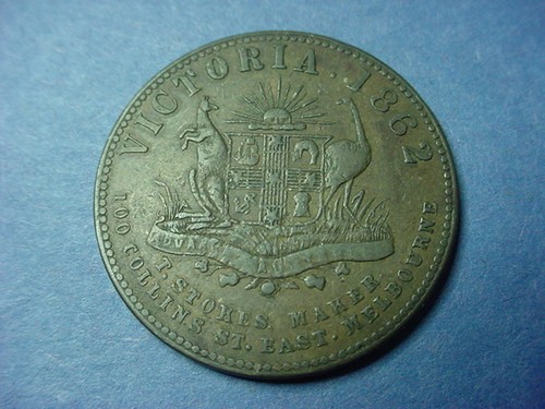 Australia trade token penny - token,