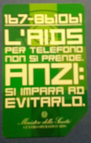 Scheda telefonica usata - usata, da
