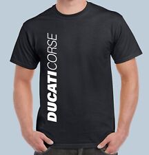 T-SHIRT DUCATI CORSE MAGLIA MAGLIETTA LOGO - 100% COTONE