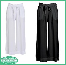 Pantalone Deha donna con coulisse pantaloni a palazzo tempo libero casual moda