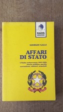 giorgio galli affari di stato kaos edizioni prima edizione