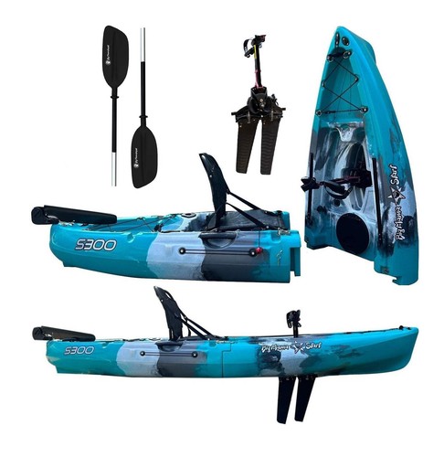 Kayak divisibile pedali con - kayak,