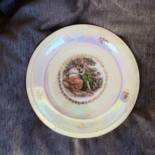 Antico Piatto Portata Tondo Porcellana Bavaria Servizio Madonna Vassoio Colditz