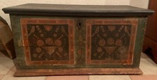 Cassapanca antica dipinta originale