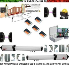 CANCELLO AUTOMATICO 6 MT 2