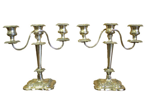 Candelabri coppia silver - coppia,