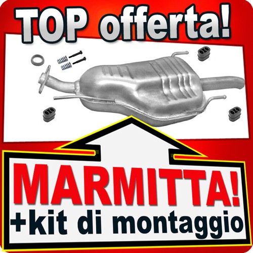 Silenziatore posteriore per - posteriore,