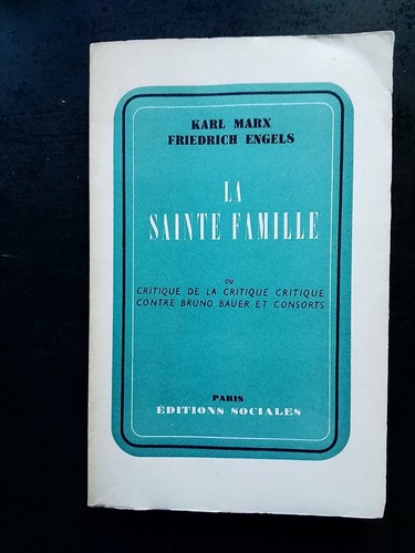 Sainte famille critique - sainte, ou