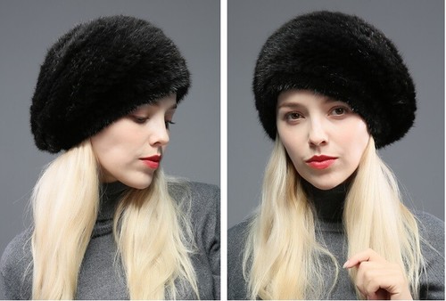 Cappello donna vera pelliccia