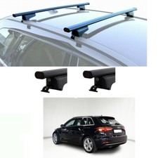 BARRE PORTATUTTO ACCIAIO G3 AUDI A3 SPORTBACK ANNO 2009 RAILS CHIUSI 