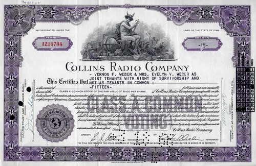Collins radio company iowa - radio,