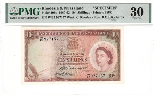 Rhodesia nyasaland 10 - nyasaland,