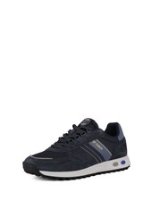 Sneakers stringate uomo blu