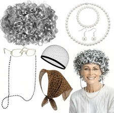 Costume vecchia signora nonna