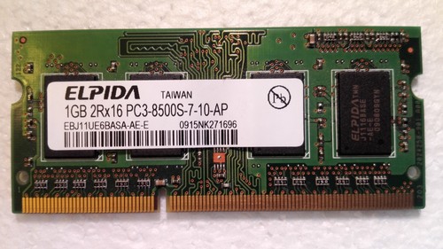 Elpida 1gb dimm ddr3 - 1gb,