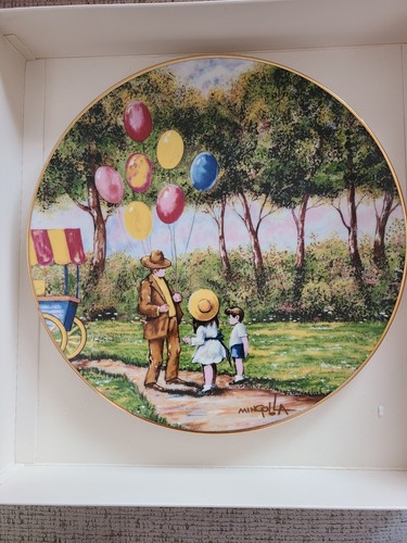 Vintage the balloon man - vintage, plate