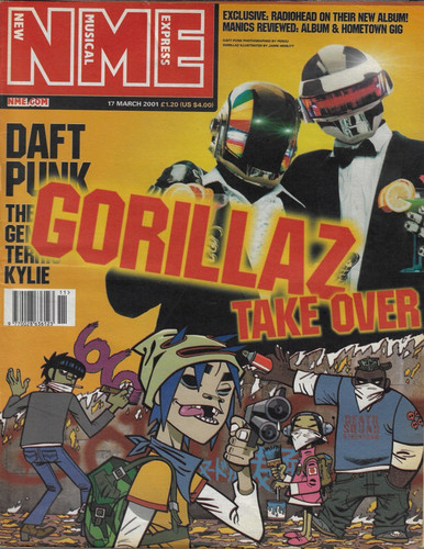 The nme magazine gorillaz - magazine,