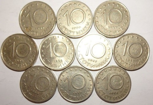 Monete bulgare stotinki 10 - monete,