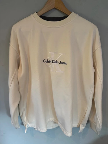 Felpa calvin klein panna spell - calvin,