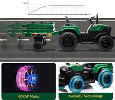 Trattore per bambini elettrico 24V powertractor 10 kmh trattore bambini auto elettrica jeep