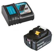 MAKITA KIT Batteria BL1830B 3Ah 18V + carcicatore DC18RC Originale 191A24-4