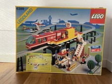 LEGO Town 6399 Airport Shuttle – Monorail funzionante – Set usato