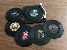 Set 6 sottobicchieri in vinile