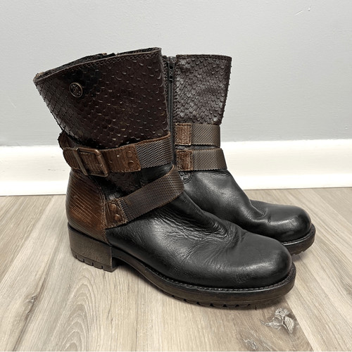 Cafenoir brown leather boots - cafenoir,