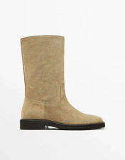 Stivali western scamosciati