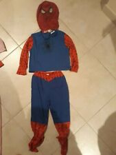 lotto 730b costume carnevale halloween bimbo bambino spiederman mis.IV 4-5 anni
