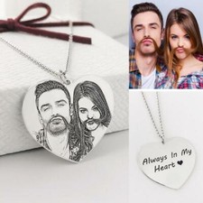 Collana con targhetta cuore