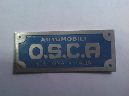 Targa osca fiat - targa,