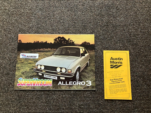 Austin allegro brochure gamma - brochure,
