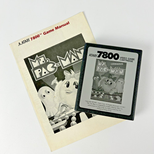 Cartuccia manuale atari 7800 - manuale,