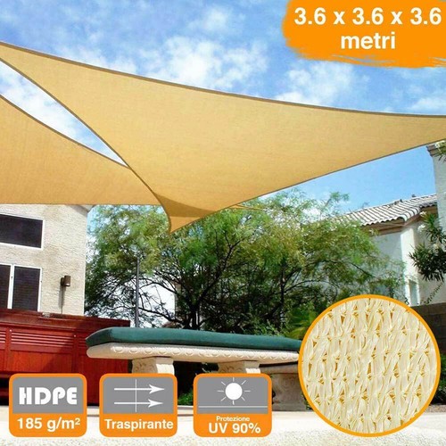 Vela telo parasole 6x3 mt - parasole,