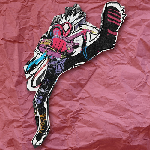 Distressed spider punk sticker - distressed, spider-punk
