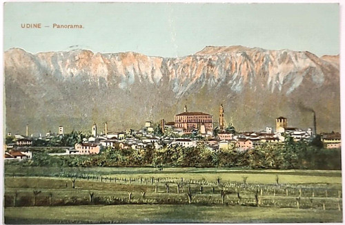 1910 udine panorama antica - 1910,