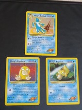 Pokémon Lotto Misty's Golduck 12/132 Misty's Psyduck Set Gym Eng No Charizard