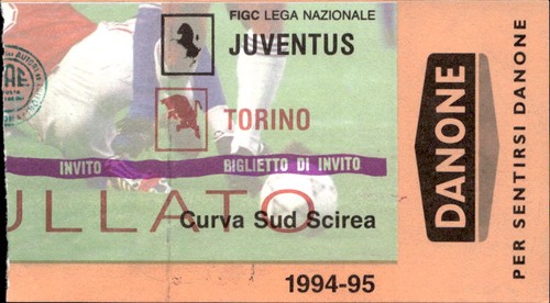 Biglietto invito juventus - biglietto,