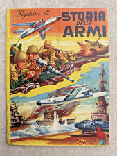 ALBUM LAMPO STORIA DELLE ARMI 1957 COMPLETO  BELLO - TIPO PANINI - RARO