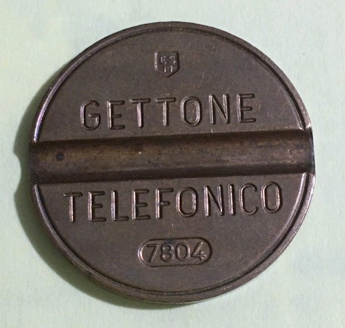 Gettone telefono telefonico - gettone,