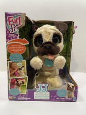 FurReal Friends JJ My Jumpin' Pug Dog Jumps si siede interattivo Hasbro 2014 nuovo con scatola