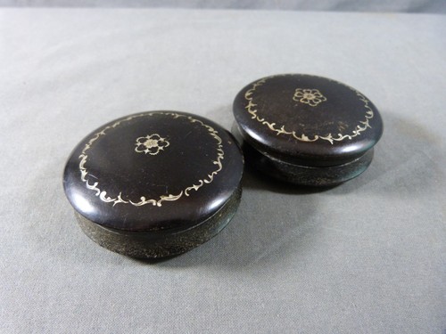 Paire boîtes rondes à - paire,
