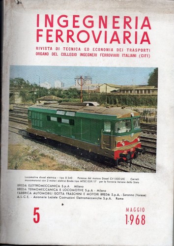 1968 ingegneria ferroviaria - ingegneria, n