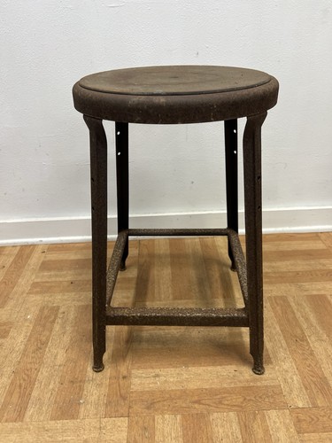Sgabello industriale vintage - sgabello,