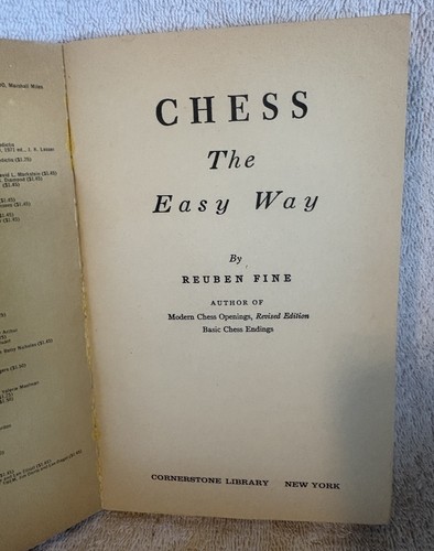 Chess the easy way - chess,