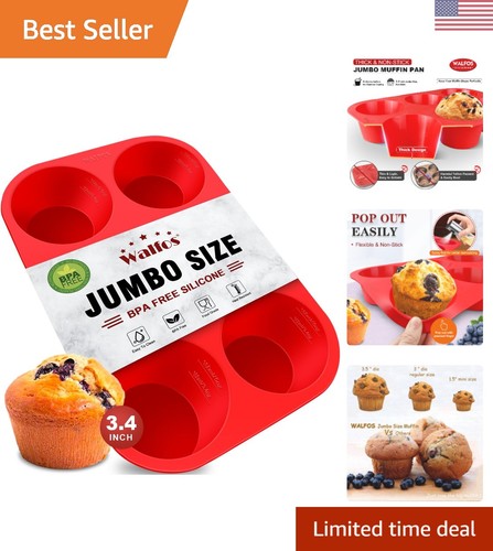 Silicone texas muffin pan - silicone,